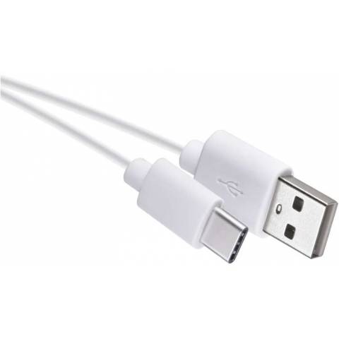 EMOS SM7024W USB kabel 2.0 A/M - C/M 0,2m bílý