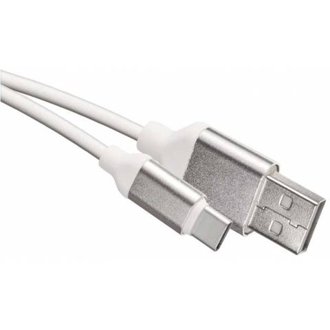 EMOS SM7025W USB kabel 2.0 A/M - C/M 1m bílý