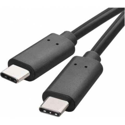 EMOS SM7028BL Nabíjecí a datový kabel 2.0 USB-C / USB-C, 1 m, černý