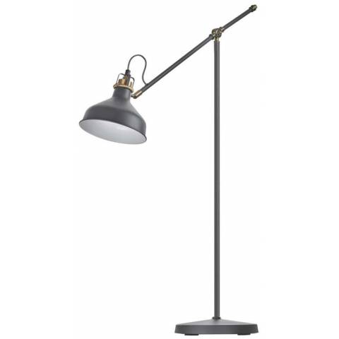 EMOS Z7610 Stojací lampa ARTHUR na žárovku E27, 150cm, tmavě šedá
