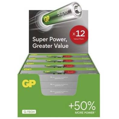 GP B0114T GP Super AAA alkalické batérie (LR03), 288 ks, škatuľka