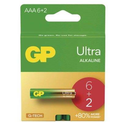 GP B02118 GP Ultra AAA Alkaline Battery (LR03)