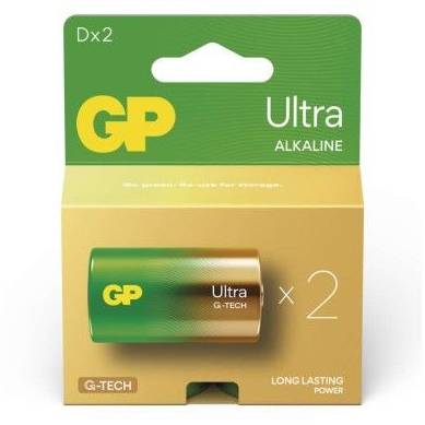 GP B02412 GP alkalická batéria ULTRA D (LR20) 2PP