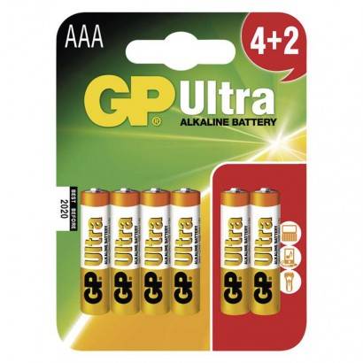GP B1911MM Alkalická baterie GP Ultra AAA (LR03)