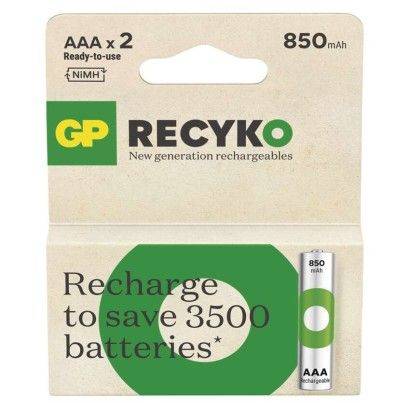 GP B25182 Rechargeable Battery GP ReCyko 850 AAA (HR03)