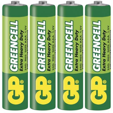 AAA baterie Greencell blistr 4ks