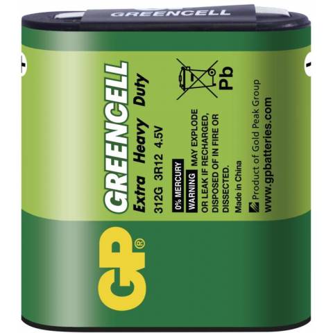 GP Batteries B1260 Zinkochloridová batéria GP Greencell 4,5V fólia