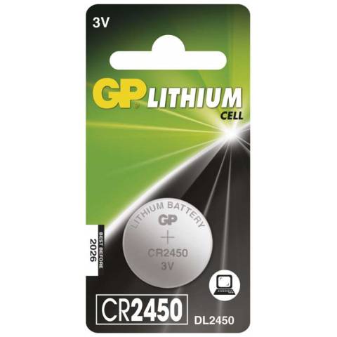 GP Batteries B15851 Lithiová knoflíková baterie GP CR2450, blistr