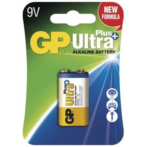 GP Batteries B1751 Alkalická baterie GP Ultra Plus 6LF22 (9V), blistr
