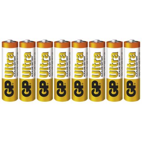 GP Batteries B19218 Alkalická baterie GP Ultra LR6 (AA), 6+2 blistr