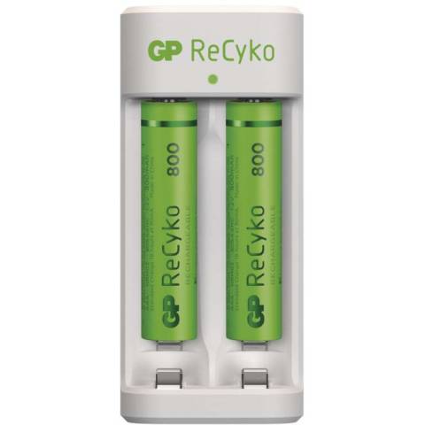 GP Batteries B51211 Nabíječka baterií GP Eco E211 + 2× AAA ReCyko 800