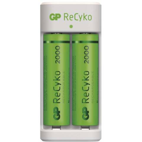 GP Batteries B51214 Nabíjačka batérií GP Eco E211 + 2× AA ReCyko 2000