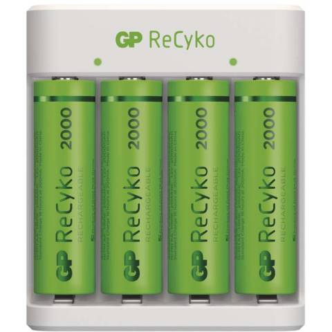 GP Batteries B51414 Nabíječka baterií GP Eco E411 + 4× AA ReCyko 2000