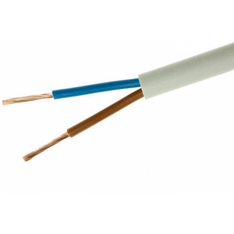 H03VV-F 2x0,5mm (CYLY) kabel bílý