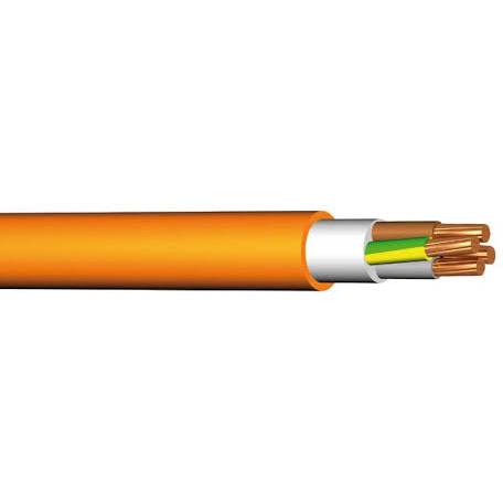 Kabel nehořlavý PRAFlaSafe 3x2.5-J s malým množstvím uvolněného tepla v případě požáru
