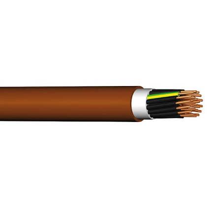 Silový kabel PRAFlaDur 5x1.5 RE P60- R s malým množstvím uvolněného tepla v případě požáru