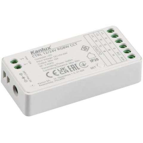 Kanlux 22148 CTRL 12/24V RGBW CCT LED strip controller (old code 22143)