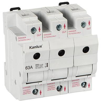 Kanlux 23343 KSF02-63-3P   Pojistkový držák do rozvaděče