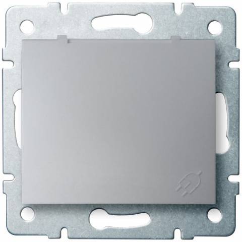 Kanlux 24851 DOMO Zásuvka IP 48 - stříbrná