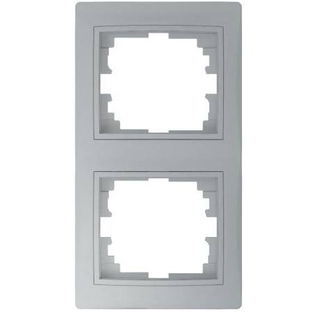 Kanlux 24885 DOMO Dvojnásobný vertikální rámeček - stříbrná