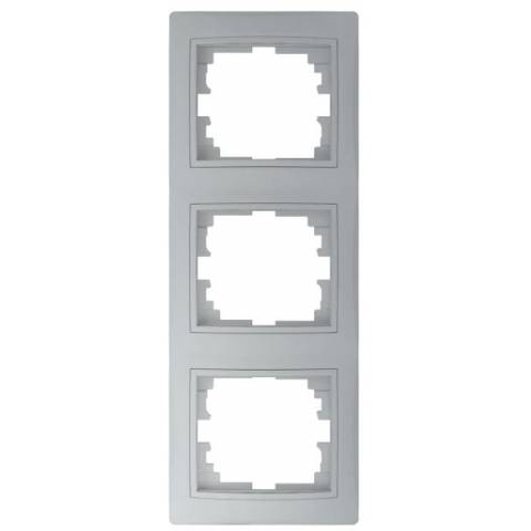 Kanlux 24886 DOMO Trojnásovný vertikální rámeček - stříbrná