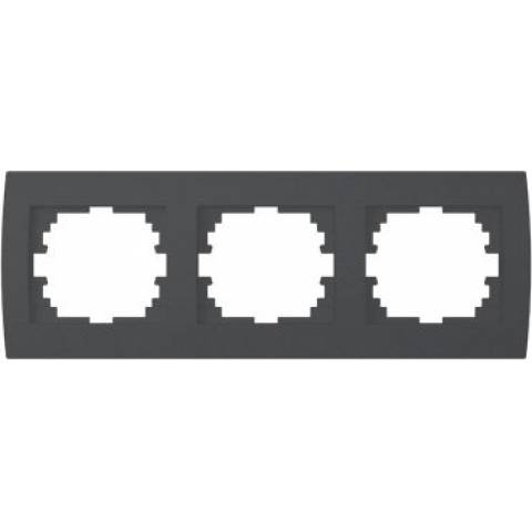 Kanlux 25296 LOGI Trojnásobný horizontální rámeček - grafit