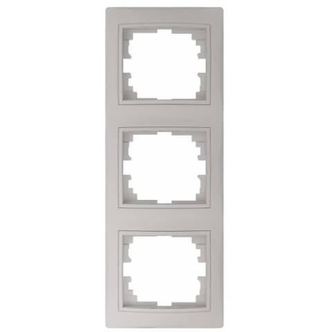 Kanlux 25363 DOMO Trojnásovný vertikální rámeček - perleťově bílá