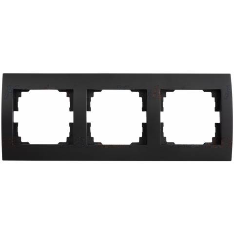 Kanlux 33574 LOGI   Trojnásobný horizontální rámeček - černá matná