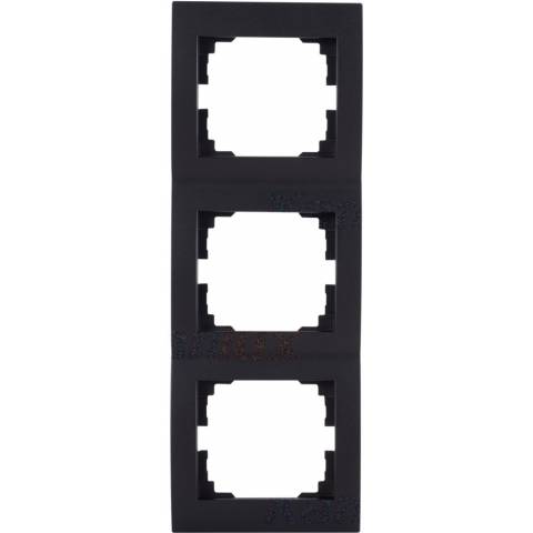 Kanlux 33579 LOGI   Trojnásobný vertikální rámeček - černá matná