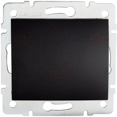 Kanlux 33615 LOGI   Jednopólový vypínač - č. 1 - černá matná