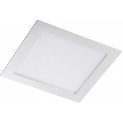 LED svítidlo do sádrokartonu čtverec nízká hloubka příkon 18W,  barva světla neutrální bílá