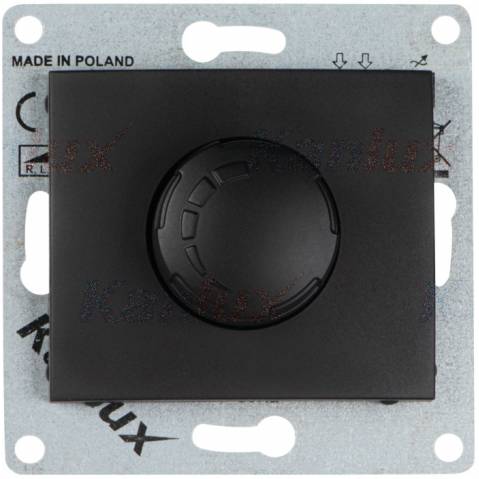 Stmívač otočný LED 3 - 100W - černá matná Kanlux DOMO