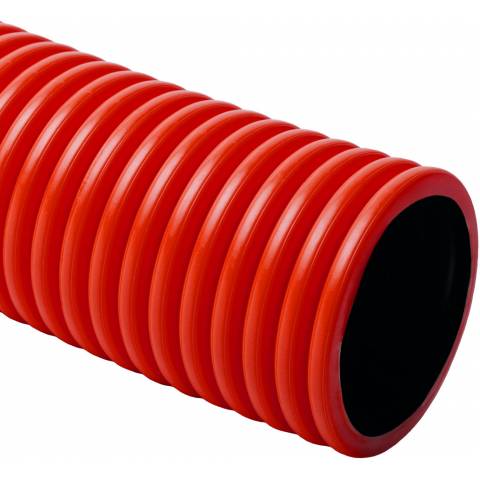Chránička červená pro uložení kabelů do země průměr 63mm,  typ KF 09063_BA