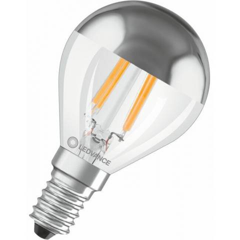 Ledvance 4099854070037 LED bulb LED Classic P 31 Filament Mirror P 4W 827 Silver E14