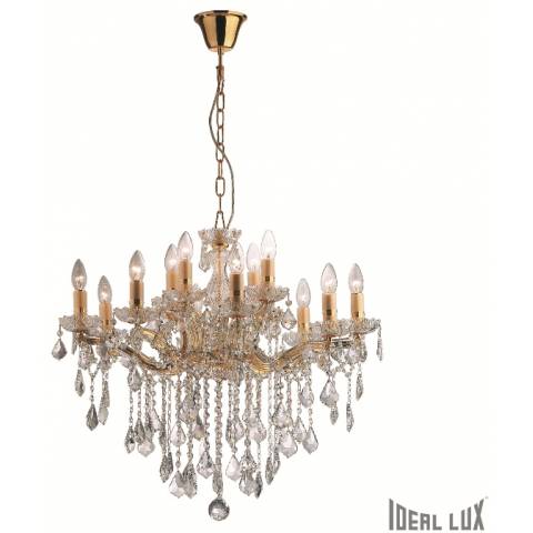 Massive 075181 Závěsné svítidlo ideal lux florian sp18 oro  zlaté 86cm