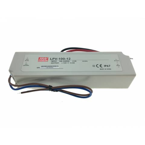LPV-100-12 100W trafo pro LED 12V DC zdroje IP67