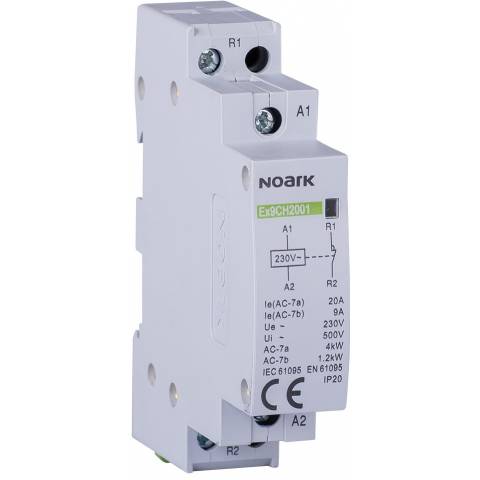 Installation contactor Ex9CH20 02 220/230V 50/60Hz Noark