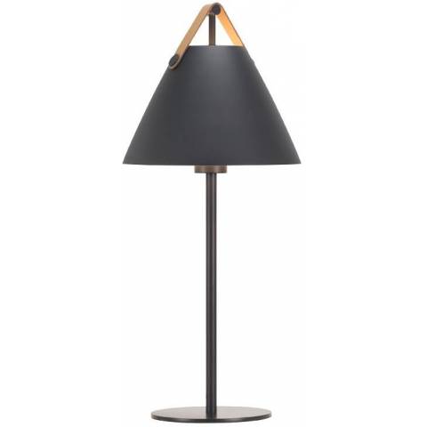 Nordlux NL 46205003 NORDLUX 46205003 Strap - Designová stolní lampa 55cm, černá