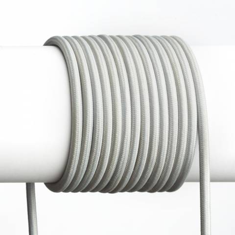 Opředený textilní kabel 3x0,75mm šedá