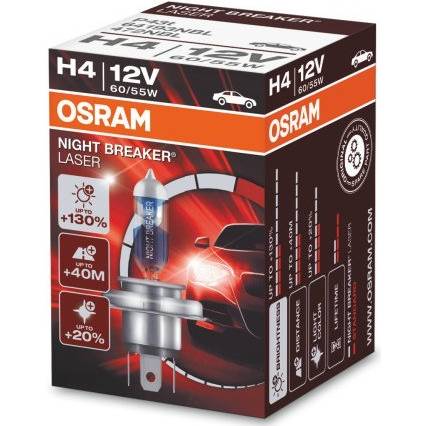 Žárovka, dálkový světlomet H7 55W 12V Osram NIGHT BREAKER LASER 64210NBL