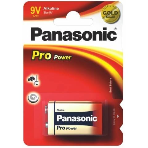 Panasonic Alkaline Pro Power 6LR1 9V baterie blistr