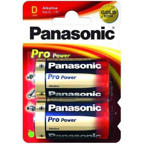 Panasonic Alkaline Pro Power LR20 1,5V baterie blistr
