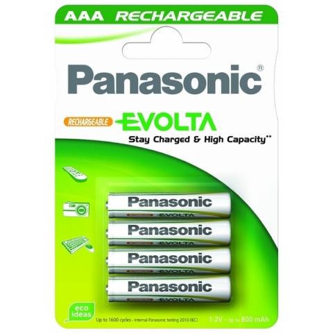 Panasonic Evolta HR03 AAA 1,2V Ni-MH 750mAh aku baterie blistr