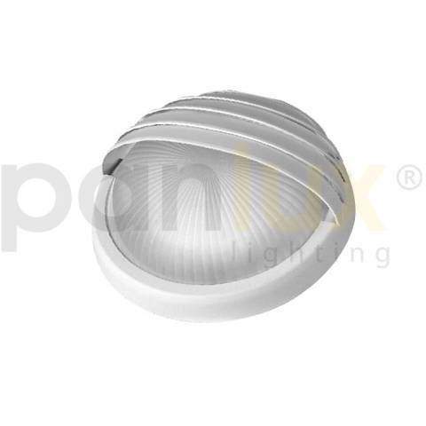 Panlux RDLG-60/B LUNA GRILL přisazené stropní a nástěnné kruhové svítidlo 75W, bílá