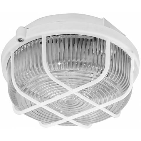 Panlux SKP-M-100/B KRUH MAT přisazené stropní a nástěnné kruhové svítidlo 100W, bílá