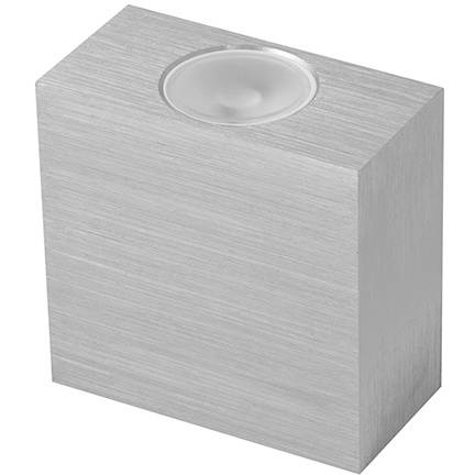 Panlux V2/NBS VARIO DOUBLE dekorativní svítidlo 2LED, stříbrná (aluminium) - studená bílá