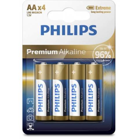 Philips 6959033840838 Alkaline AA LR6 battery