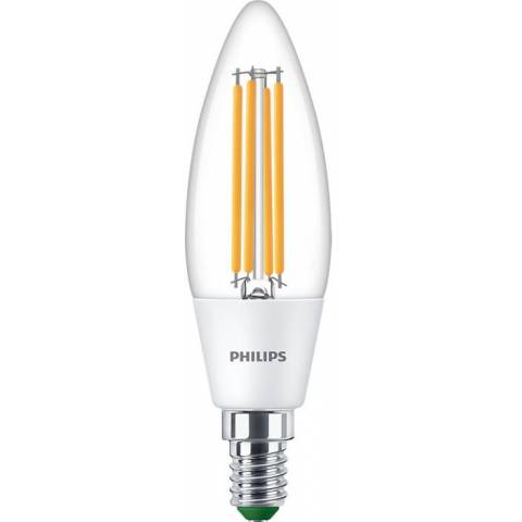 Philips 929003480902 LED-Lampe 2,3W-40W E14 840 B35 CLG EEL A 485lm 4000K