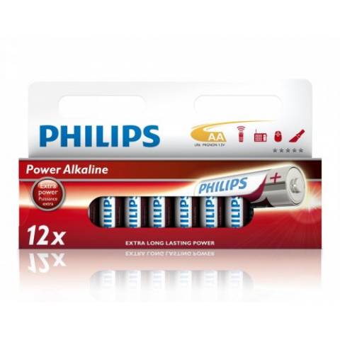 Alkalické batérie AA PowerLife LR6P12W 12ks