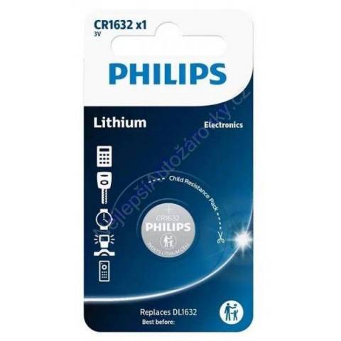 Philips CR1632/00B Alkalische Knopfzellenbatterie CR1632/00B